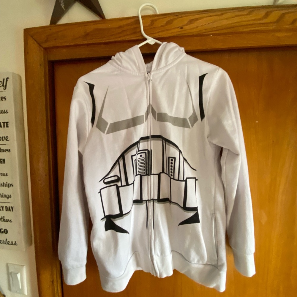 Star Wars White and Black Stormtrooper Hoodie